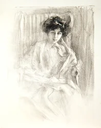 Madame Dayot, sitzend, 1907